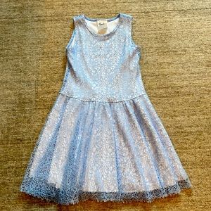 Beautiful light blue lace dress size 6